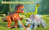Paquete de 3 juguetes de dinosaurios caminantes para niños