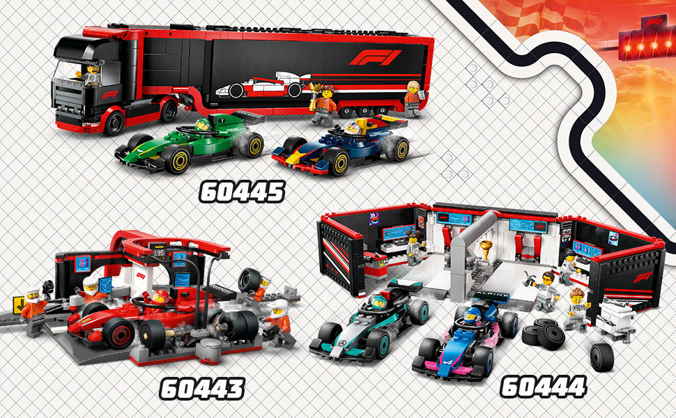 LEGO City F1 Driver McLaren Race Car Toy Modelo de