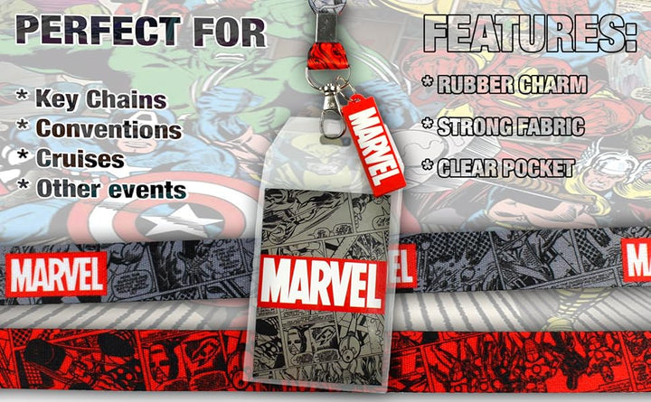 Bioworld Marvel - Soporte para credencial de