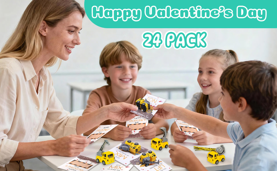 Tarjetas del día de San Valentín para el aula de los niños