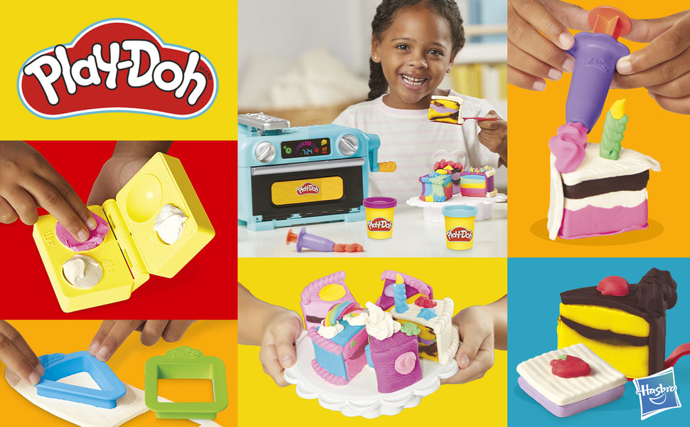 Play-Doh Super Slice Cake Playset horno de juguete con