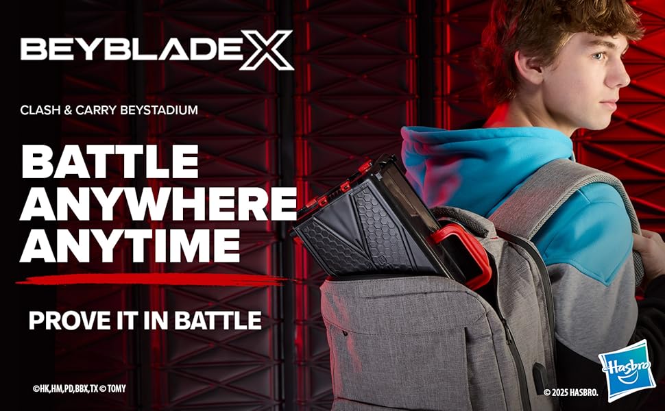 Beyblade X Clash Carry Beystadium Battle Arena - Juguetes