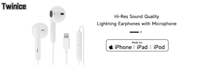 Auriculares para iPhone auriculares Lightning con cable
