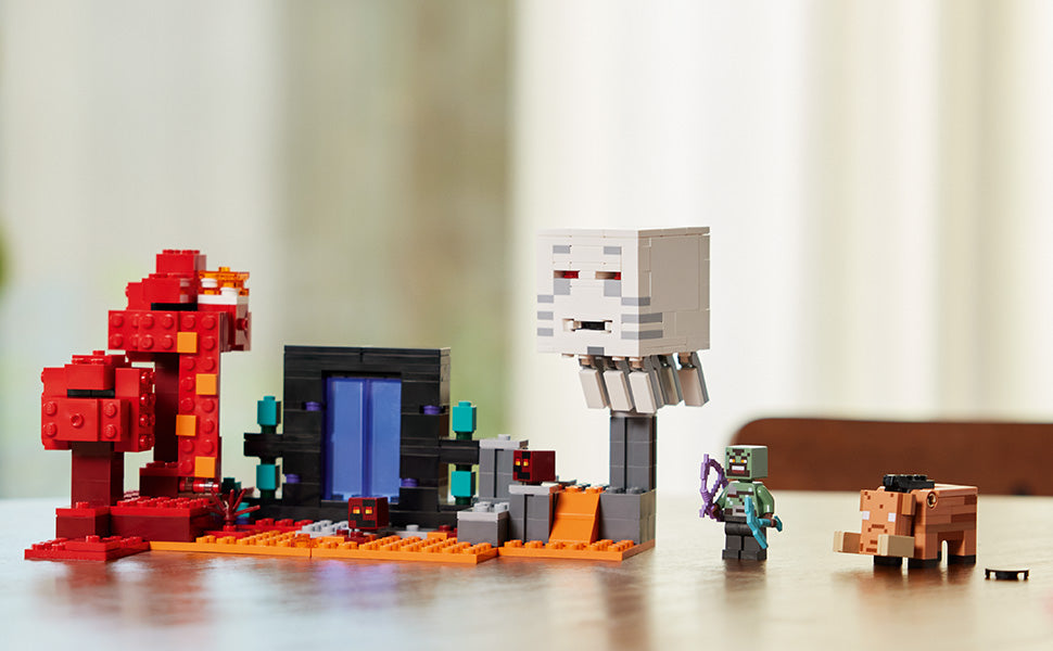 LEGO Minecraft The Nether Portal Embush Adventure Set