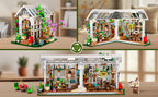 HOGOKIDS Juego de construcción de casa de flores con luz