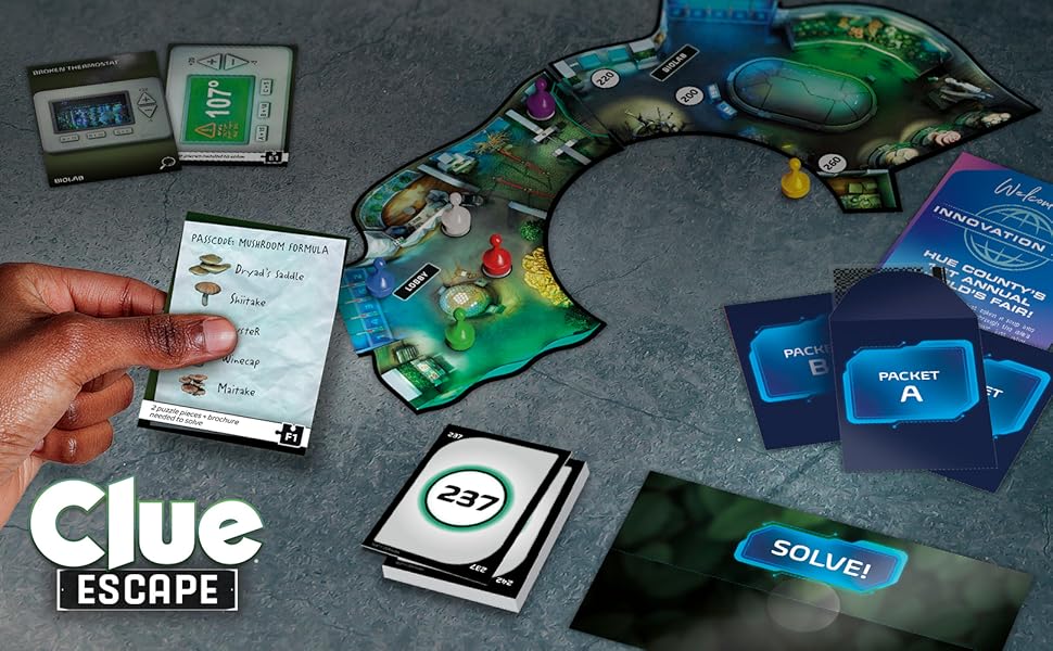 Clue Escape The Worlds Fair - Juego de mesa Escape Room