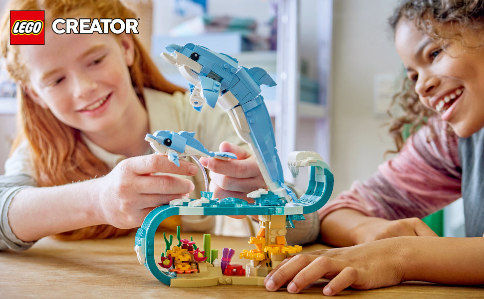 LEGO Creator 31385 - Animales marinos 3 en 1 hermosos