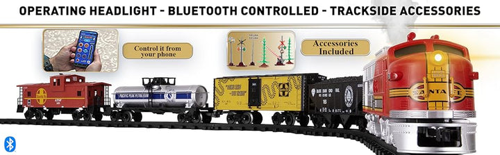 Lionel Santa Fe Freight Battery O Gauge Juego de tren de