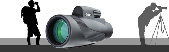 Gosky Titan - Telescopio monocular 12X50 con soporte para