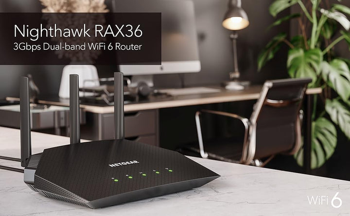 NETGEAR Nighthawk - Router WiFi 6 Solo router velocidad