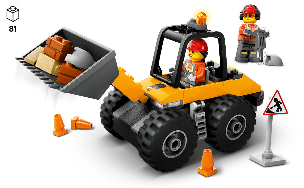 LEGO City Yellow - Cargador de ruedas de construcción