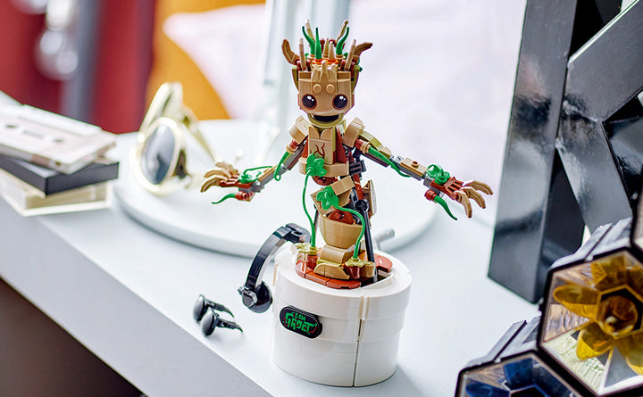 LEGO Marvel Dancing Groot Guardianes de la Galaxia regalo