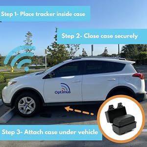 Optimus Rastreador GPS 30 - Batería de más de 1 mes - con
