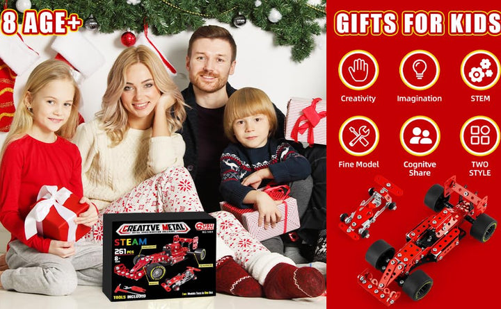 PANPAPA Kits de construcción de automóviles para niños de