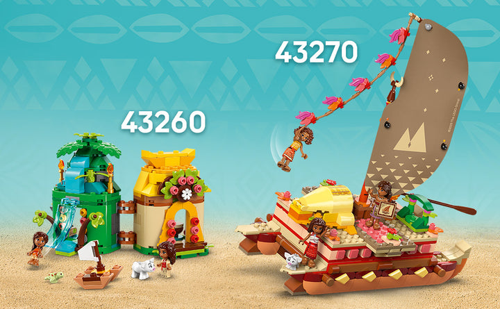 LEGO Disney Moana 2 Heihei - Juguete de construcción para