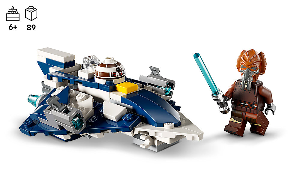 LEGO Star Wars Plo Koons Jedi Starfighter Microfighter -