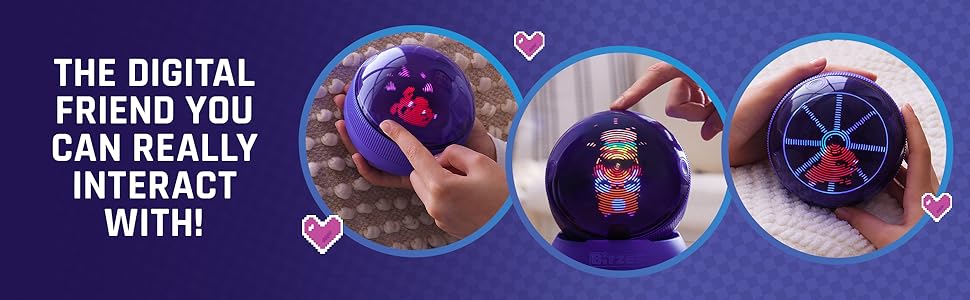 Bitzee Juguete interactivo de pelota de hámster con más de