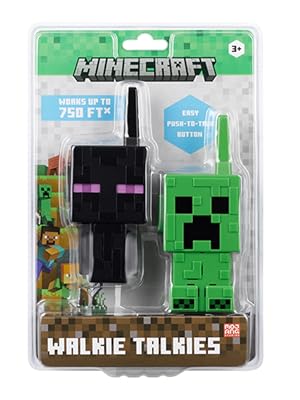 eKids Walkie Talkies de Minecraft para niños juguetes para
