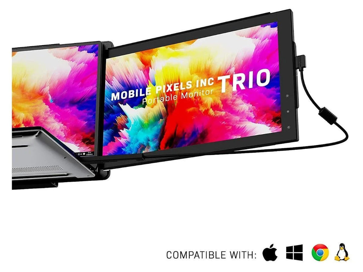 101-1003P01 Trio Portable 12.5 Inch Monitor Extension for Laptops