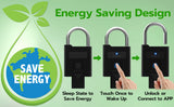 eLinkSmart Candado de huellas dactilares con llave de