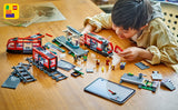 LEGO City Downtown - Juego de tranvía y tren de estación