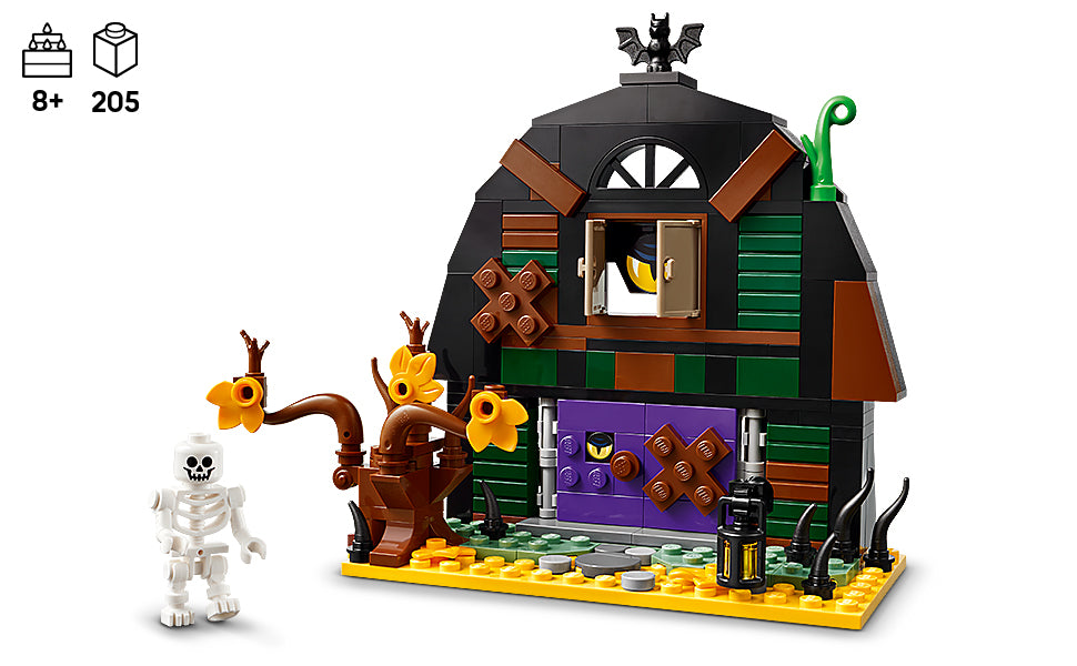 LEGO Juguete de construcción de granero de Halloween