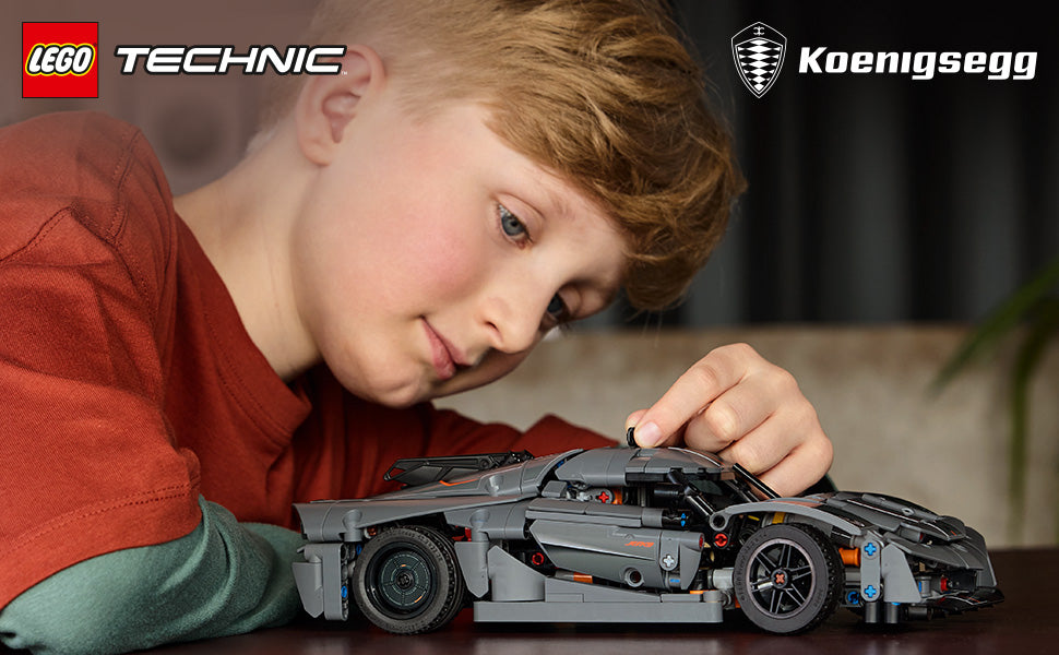 Lego Technic Koenigsegg Jesko Absolut - Hipercar gris