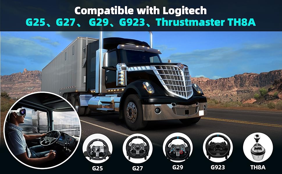 USB Truck Simulator Shifter Compatible Logitech G25 G27