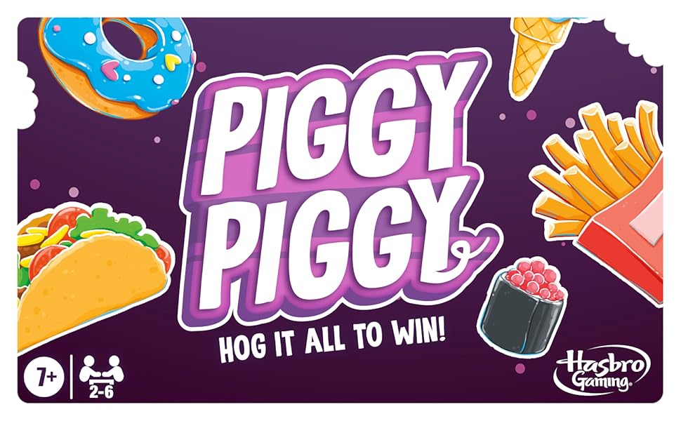 Hasbro Gaming Juego de cartas Piggy Piggy Juegos
