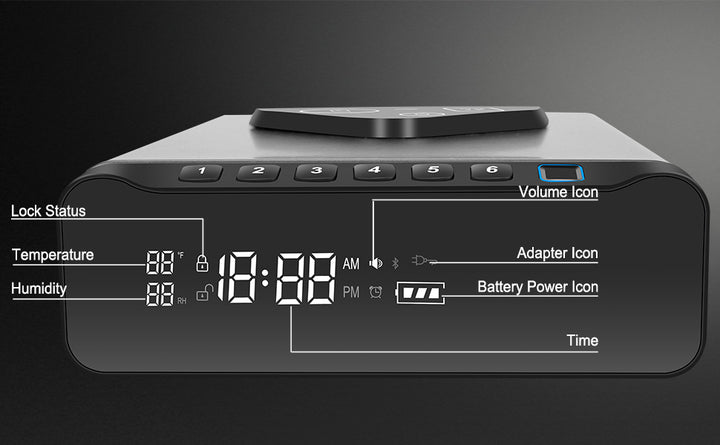 FTOP - Caja fuerte biométrica para armas con huellas