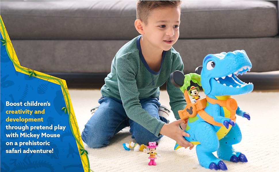 Disney Junior Mickey Mouse Funhouse Roarin Safari Dino