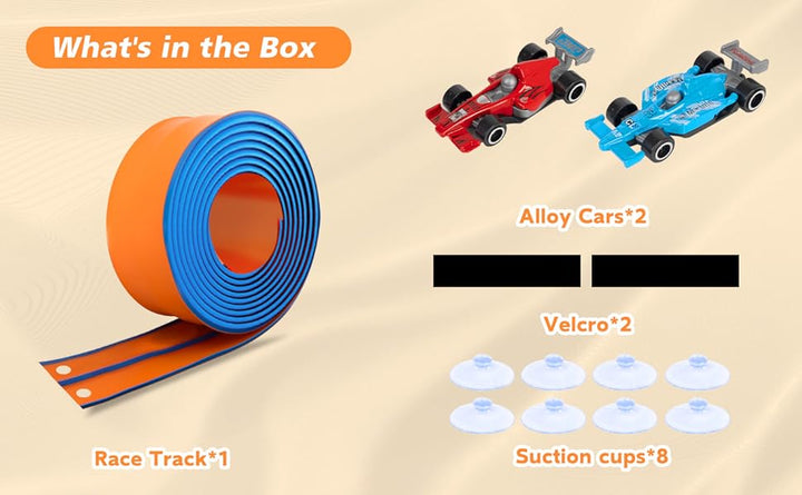 Juguetes flexibles de pista de carreras para niños pista