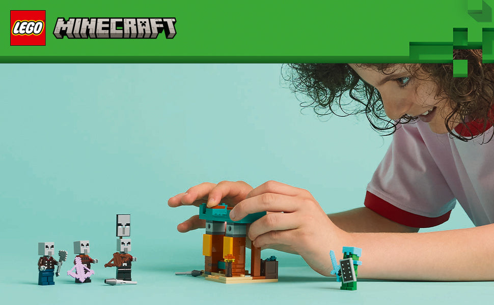LEGO Minecraft The Illager Desert Patrol Figuras de