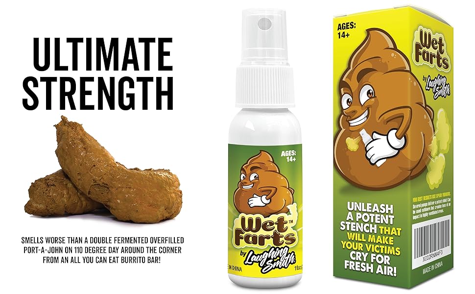 Laughing Smith - Pedos Húmedos - Spray Apestoso Potente -