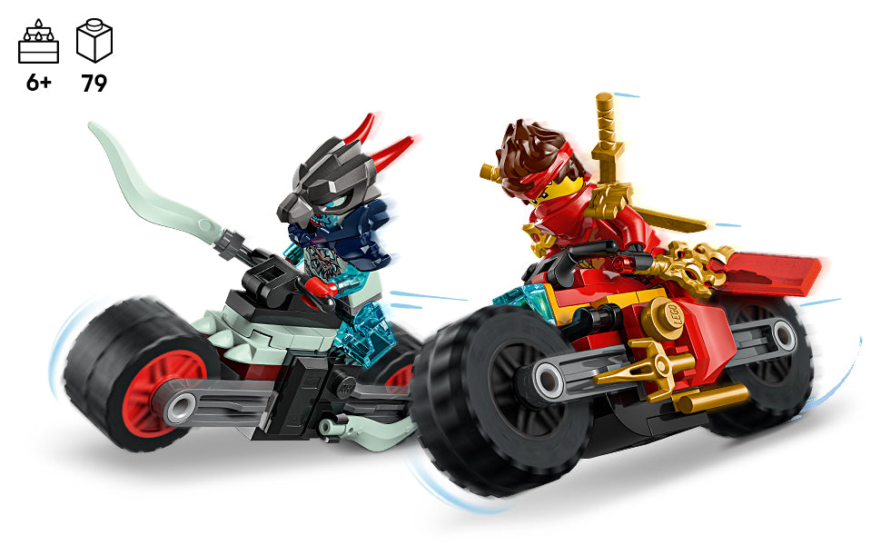 LEGO NINJAGO Motocicleta de Carreras de Velocidad de Kai -