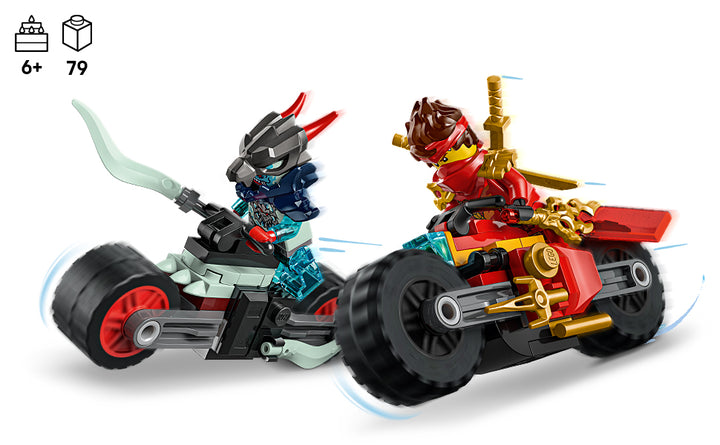 LEGO NINJAGO Motocicleta de Carreras de Velocidad de Kai -