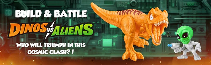 Smashers Dino vs Aliens Planet - Paquete de 2 por ZURU -