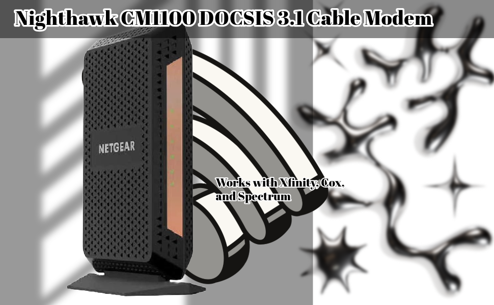Netgear Nighthawk CM1100 DOCSIS 31 Cable módem