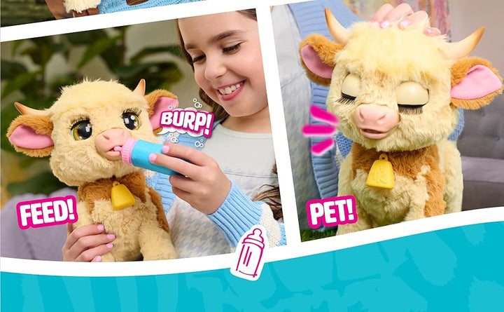 Just Play FurReal Maggie The Feed Follow Cow - Mini vaca