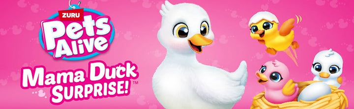 Pets Alive Mama Duck Surprise de ZURU 4 huevos sorpresa