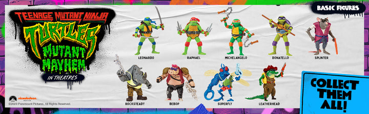 Teenage Mutant Ninja Turtles Playmates Toys - Paquete de 4