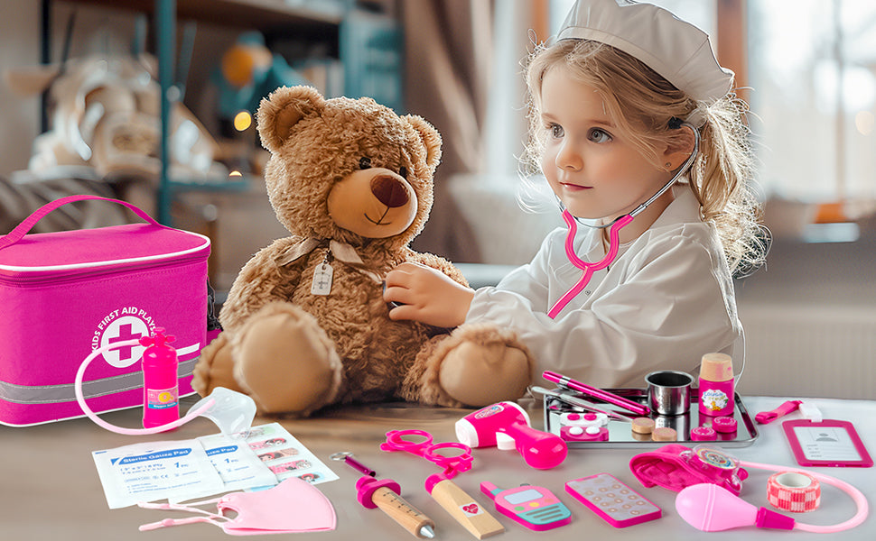 Kit médico para niños y niñas 34 piezas para niños