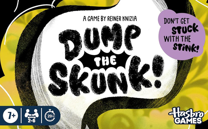 Dump The Skunk Juego Juego de cartas familiares de Reiner