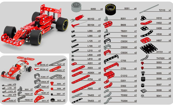 PANPAPA Kits de construcción de automóviles para niños de