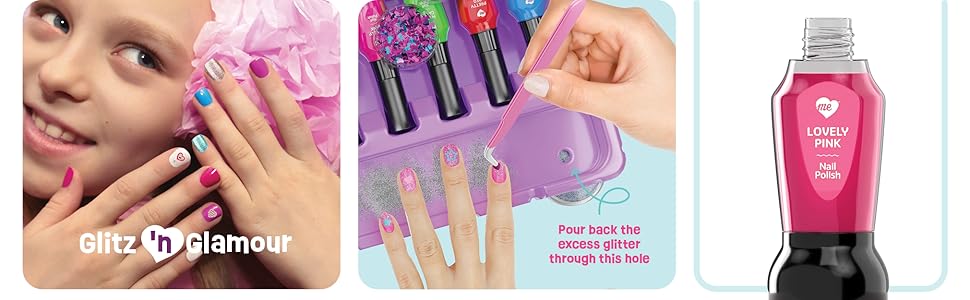 Estudio de arte de uñas para niñas regalo de cumpleaños
