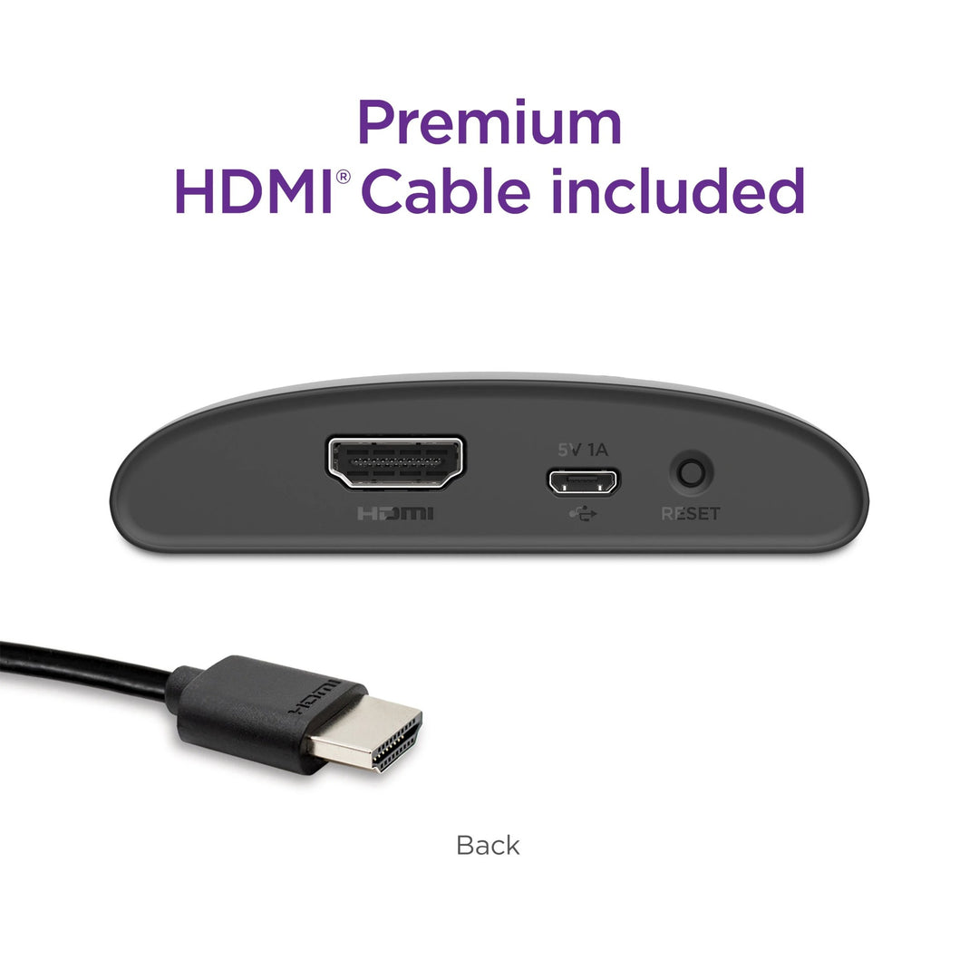 Roku Express 4k 3940 Estándar 4k Negro Con 1gb De Memoria Ram