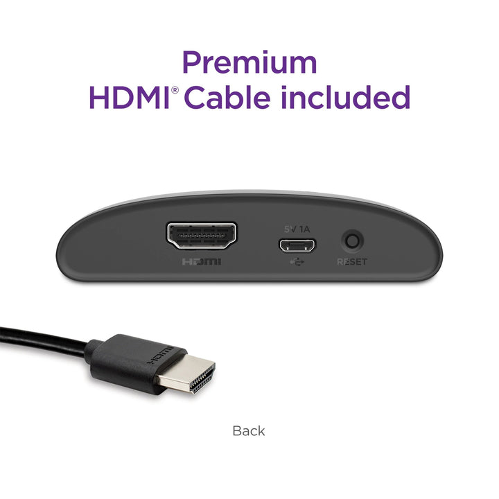 Roku Express 4k 3940 Estándar 4k Negro Con 1gb De Memoria Ram
