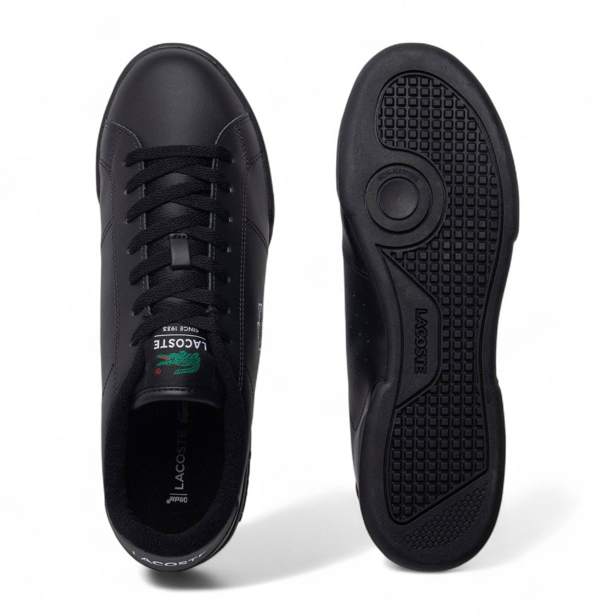 Zapatilla Hombre Lacoste Carnaby A0035 Negro 100% Original