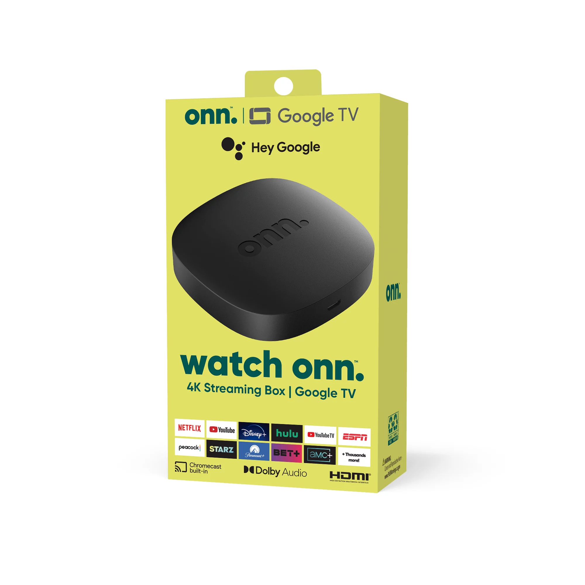 Google Onn Tv Streaming 4k 2gb Ram  2023 Control Por Voz