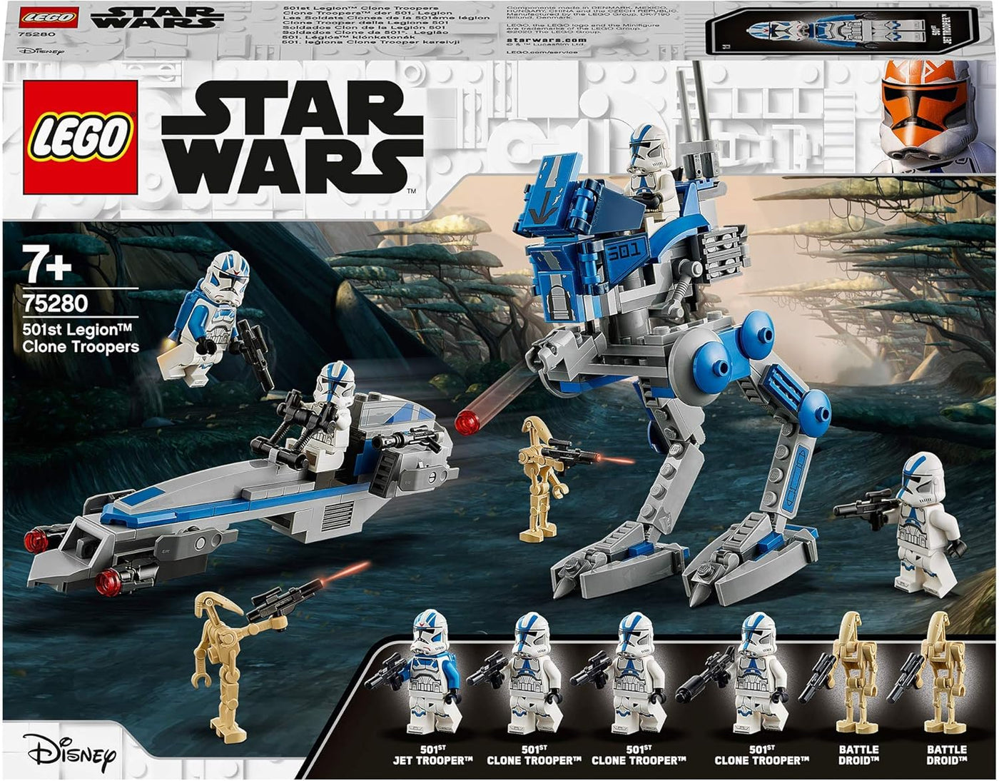LEGO 75280 Star Wars Soldados Clon de la Legión 501 (285PZS)
